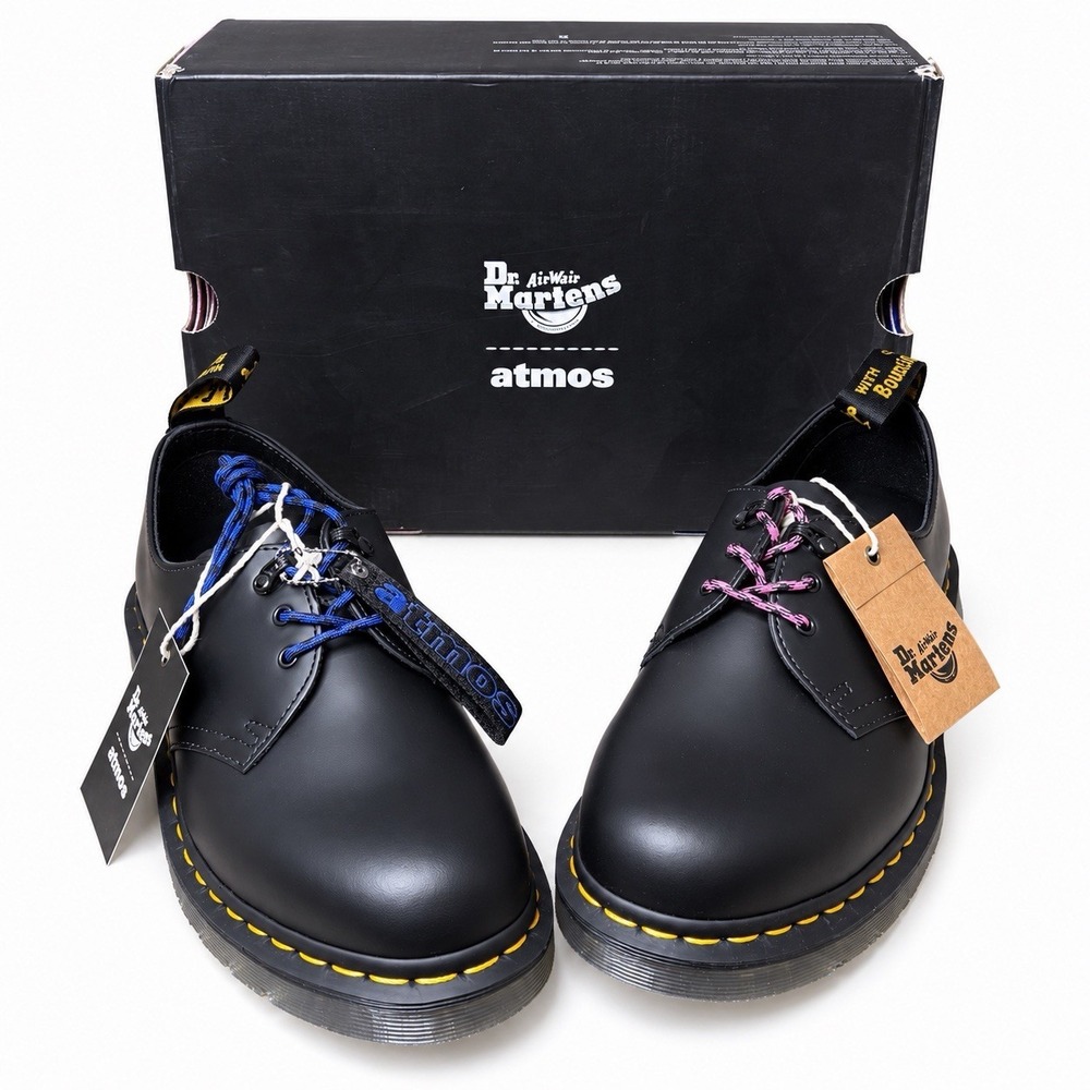 Dr. Martens 1461 Atmos Black 26928001 Women's 7 Men's 6 Oxford Shoes NIB